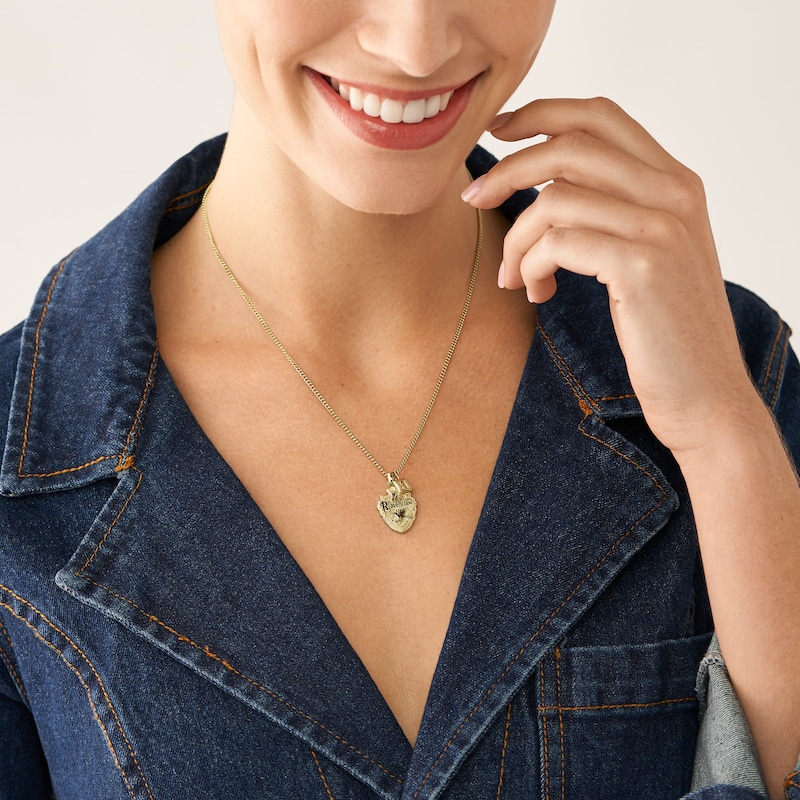 Main Image 5 of Fossil Harry Potter Ravenclaw Gold Tone Pendant