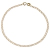 Thumbnail Image 1 of 9ct Yellow Gold 10" Curb Anklet