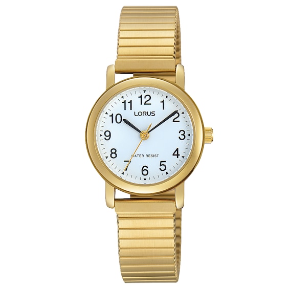 Lorus Heritage Women's Gold Tone Expander Bracelet Watch
