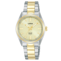 Lorus Solar Ladies' Two Tone Bracelet Watch