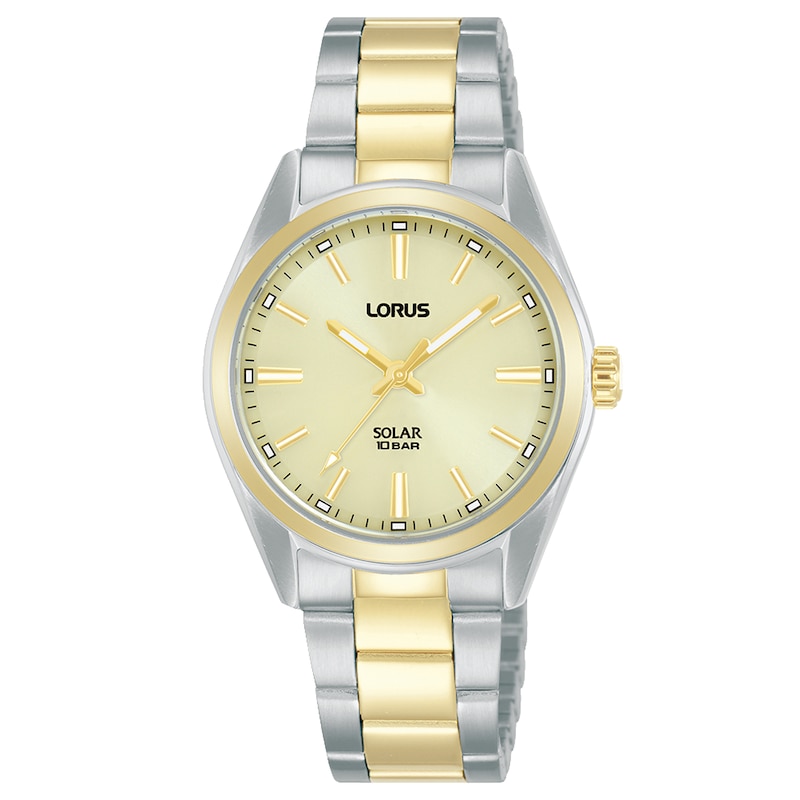 Lorus Solar Ladies' Two Tone Bracelet Watch