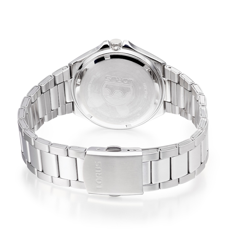 Main Image 3 of Lorus Heritage Men's Blue Dial Stainless Steel Bracelet Watch