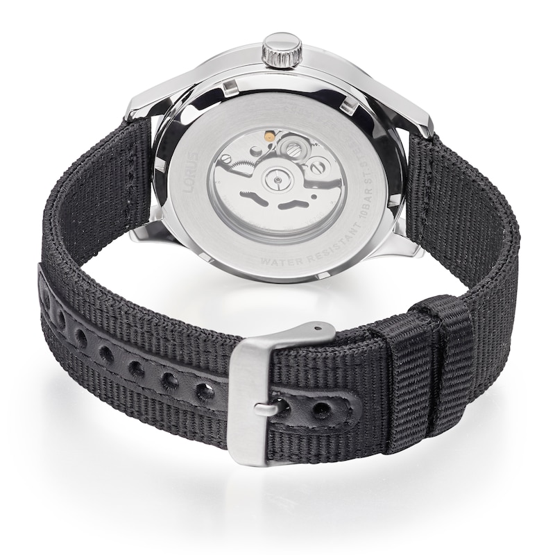 Main Image 4 of Lorus Military Automatic Black Fabric Watch
