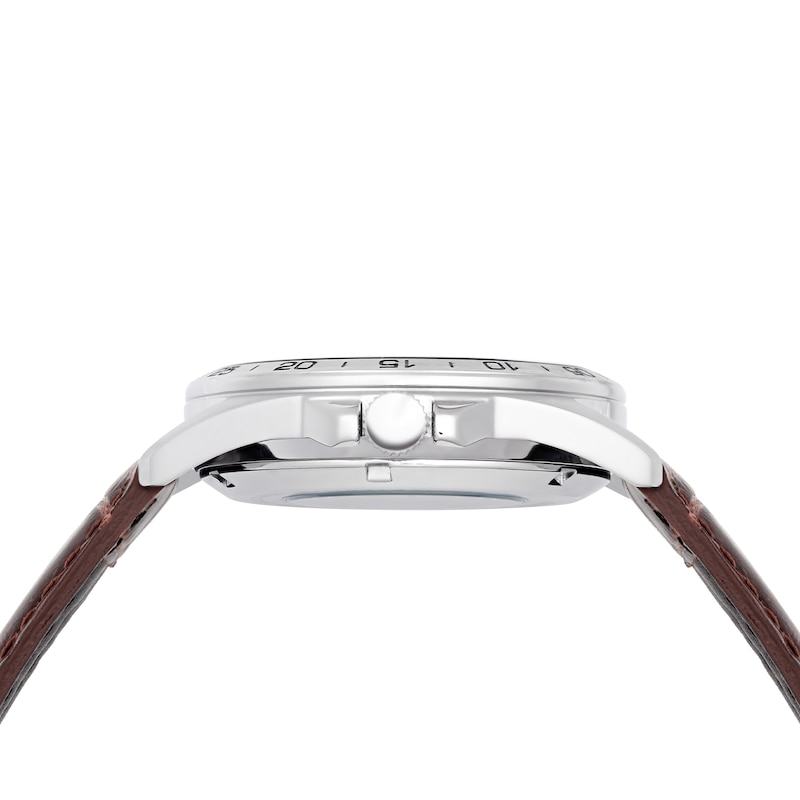 Main Image 3 of Lorus Automatic Men's Brown Leather Strap Watch