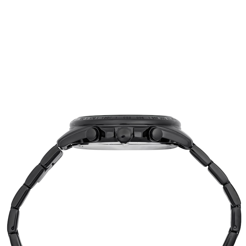Main Image 3 of Lorus Men's Chronograph Black Stainless Steel Watch