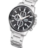 Thumbnail Image 2 of Lorus Men's Black Chronograph Stainless Steel Bracelet Watch