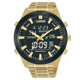 Lorus Men's Gold Tone Bracelet Watch