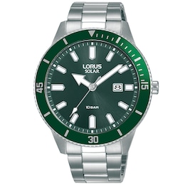 Lorus Solar Stainless Steel Bracelet Watch