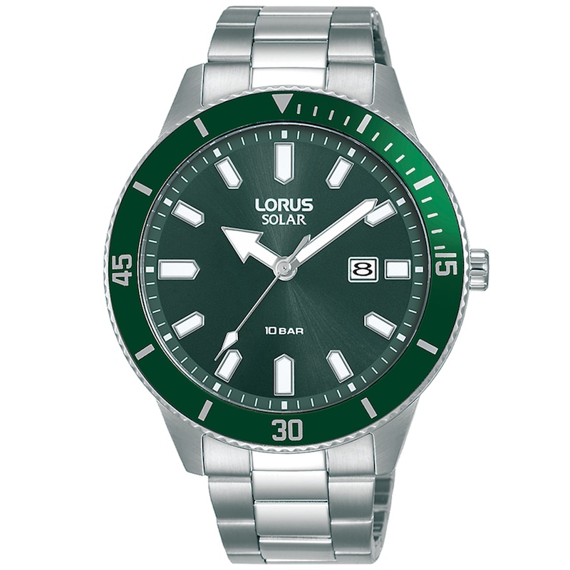 Lorus Solar Stainless Steel Bracelet Watch