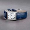 Thumbnail Image 1 of Accurist Ladies' Rectangle 26mm Dial Blue Leather Strap Watch