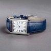 Thumbnail Image 2 of Accurist Ladies' Rectangle 26mm Dial Blue Leather Strap Watch