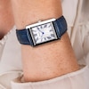 Thumbnail Image 8 of Accurist Ladies' Rectangle 26mm Dial Blue Leather Strap Watch