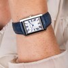 Thumbnail Image 9 of Accurist Ladies' Rectangle 26mm Dial Blue Leather Strap Watch