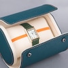 Thumbnail Image 3 of Accurist Ladies' Rectangle 26mm Dial Green Leather Strap Watch