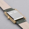 Thumbnail Image 4 of Accurist Ladies' Rectangle 26mm Dial Green Leather Strap Watch