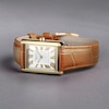 Thumbnail Image 1 of Accurist Ladies' Rectangle 26mm Dial Tan Leather Strap Watch