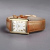 Thumbnail Image 2 of Accurist Ladies' Rectangle 26mm Dial Tan Leather Strap Watch