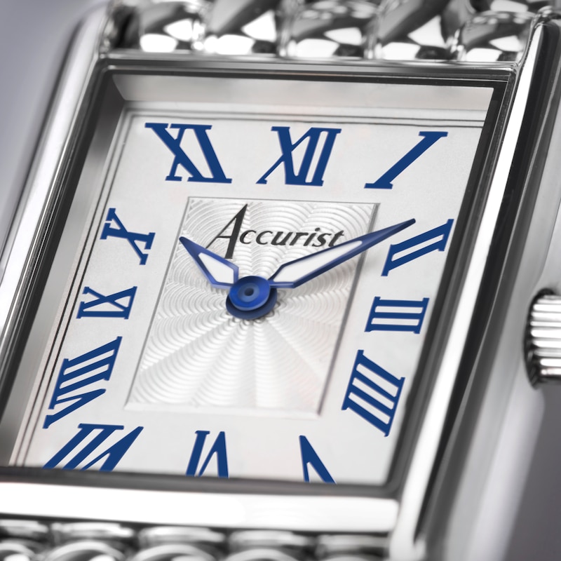Main Image 8 of Accurist Ladies' Rectangle 26mm Dial Stainless Steel Bracelet Watch