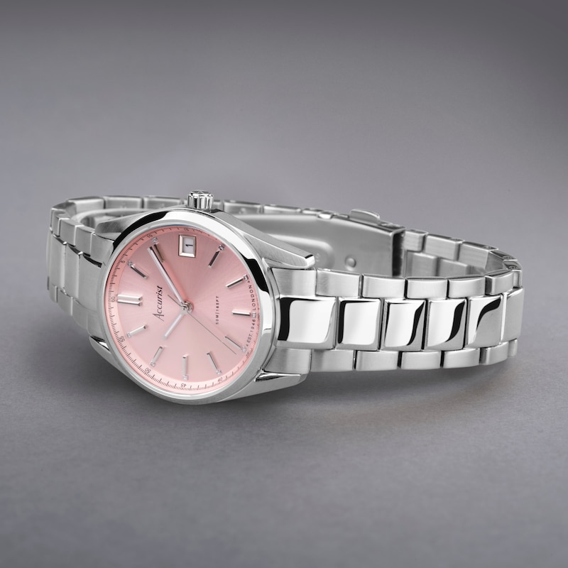 Main Image 2 of Accurist Ladies' Everyday 30mm Dial Stainless Steel Bracelet Watch
