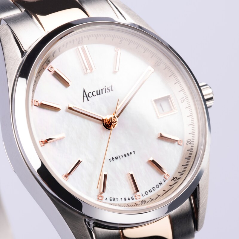 Main Image 8 of Accurist Ladies' Everyday 30mm Dial Two Tone Stainless Steel Watch
