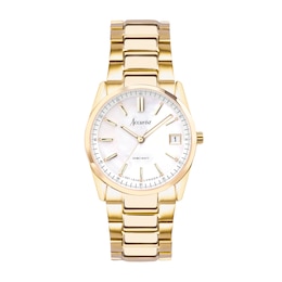 Accurist Ladies' Everyday 30mm Dial Gold Tone Stainless Steel Watch