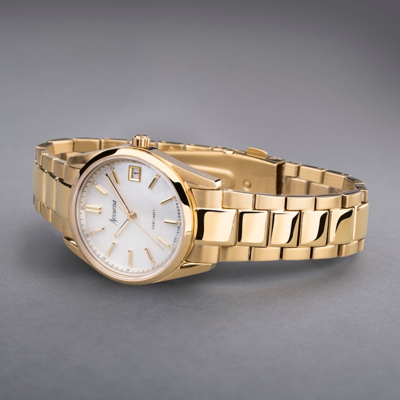 Main Image 2 of Accurist Ladies' Everyday 30mm Dial Gold Tone Stainless Steel Watch