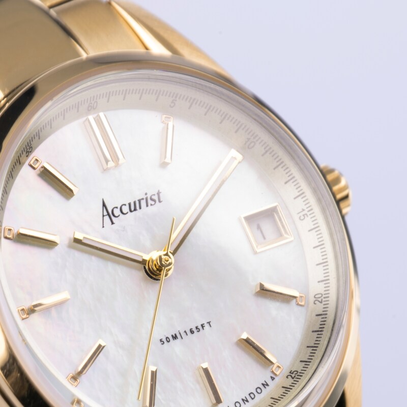 Main Image 8 of Accurist Ladies' Everyday 30mm Dial Gold Tone Stainless Steel Watch