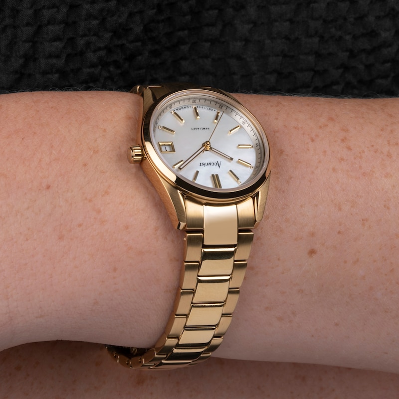 Main Image 9 of Accurist Ladies' Everyday 30mm Dial Gold Tone Stainless Steel Watch