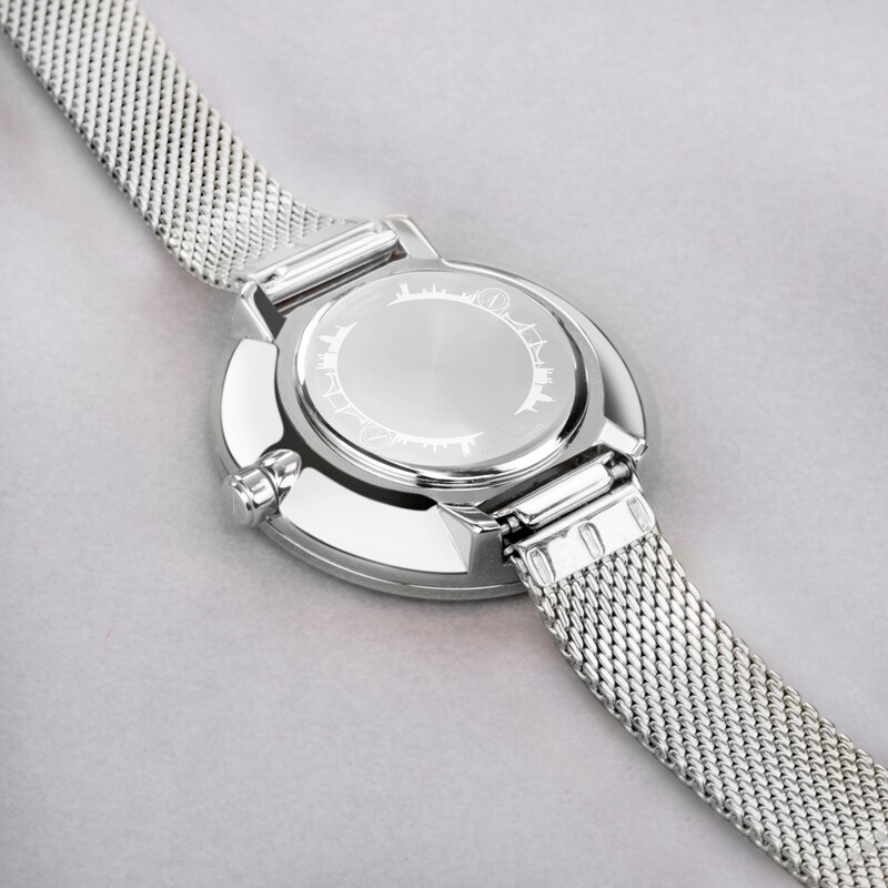 Accurist Ladies' Jewellery 28mm Dial Stainless Steel Mesh Watch