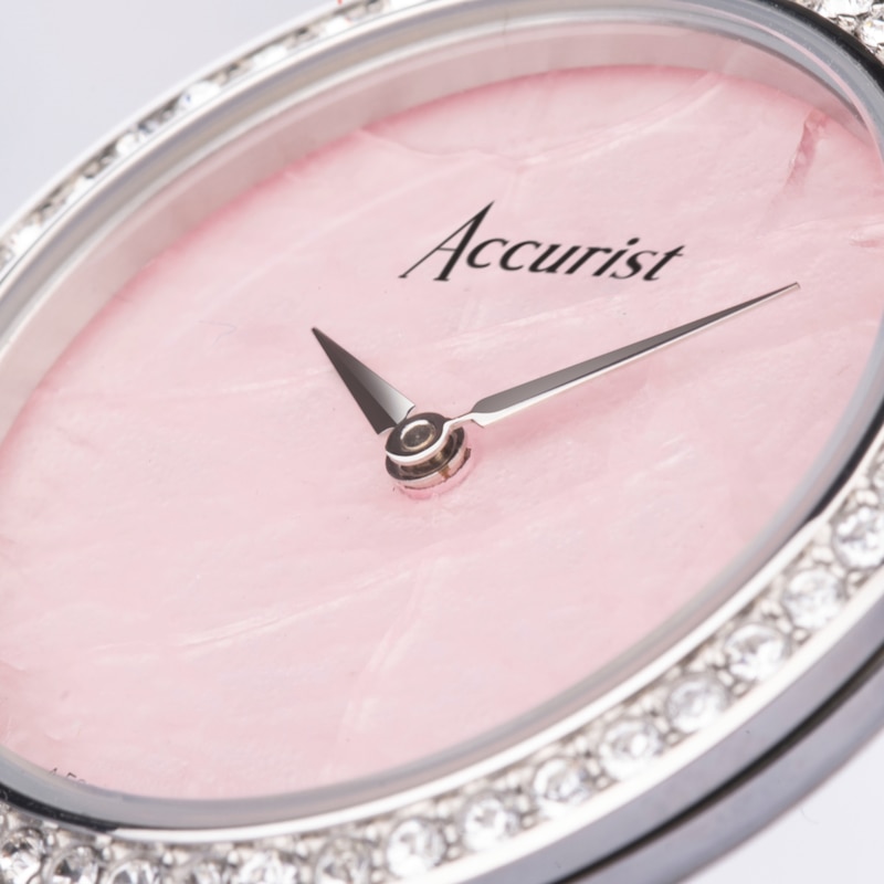 Main Image 6 of Accurist Ladies' Jewellery 28mm Dial Stainless Steel Mesh Watch
