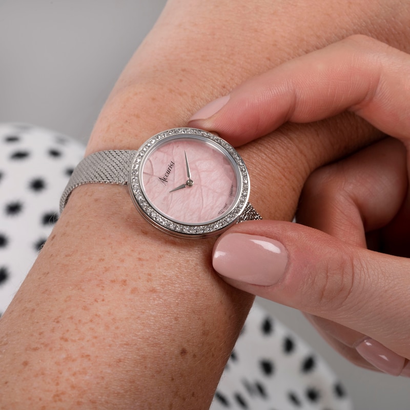 Main Image 8 of Accurist Ladies' Jewellery 28mm Dial Stainless Steel Mesh Watch