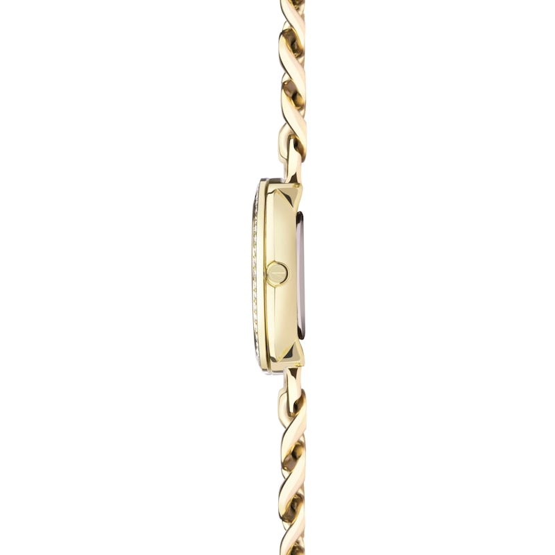 Main Image 6 of Accurist Ladies' Jewellery 28mm Dial Gold Tone Curb Chain Bracelet Watch