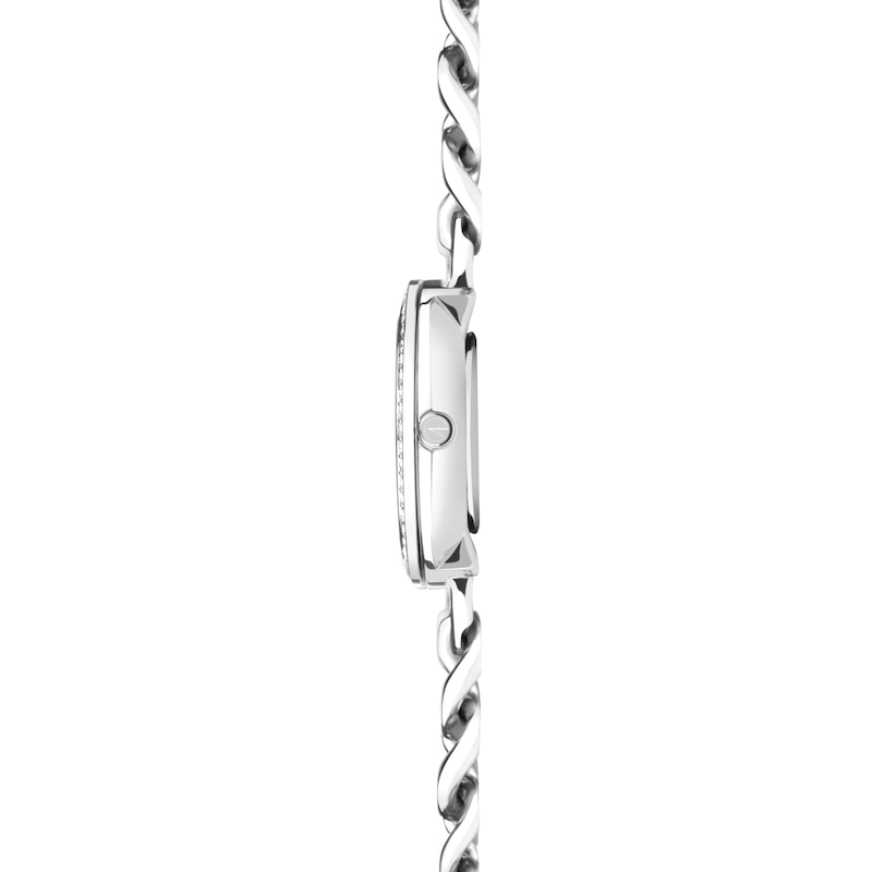 Accurist Ladies' Jewellery 28mm Dial Stainless Steel Curb Chain Bracelet Watch