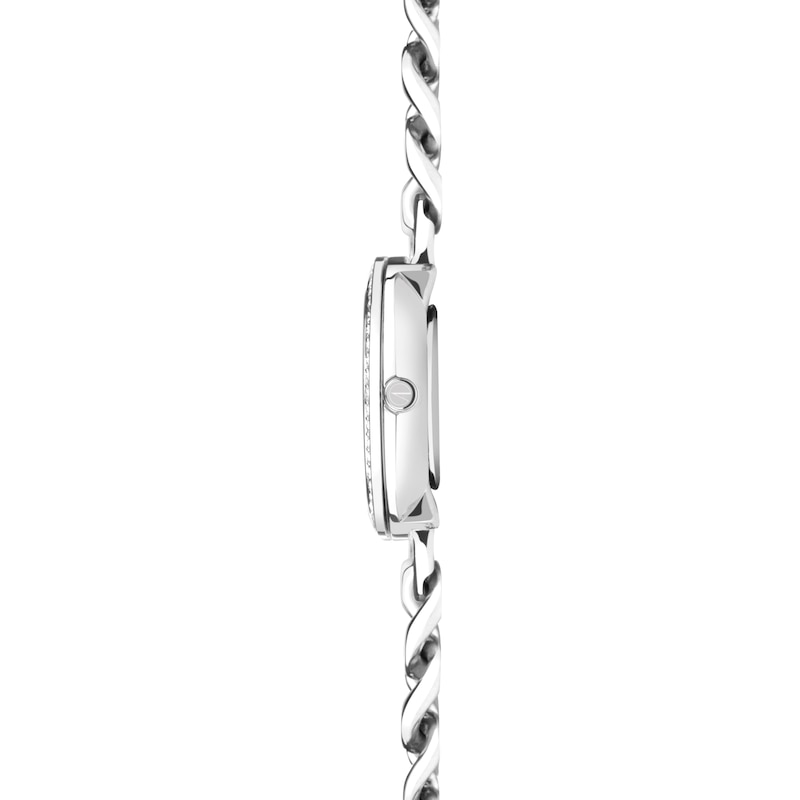 Main Image 6 of Accurist Ladies' Jewellery 28mm Dial Stainless Steel Curb Chain Bracelet Watch