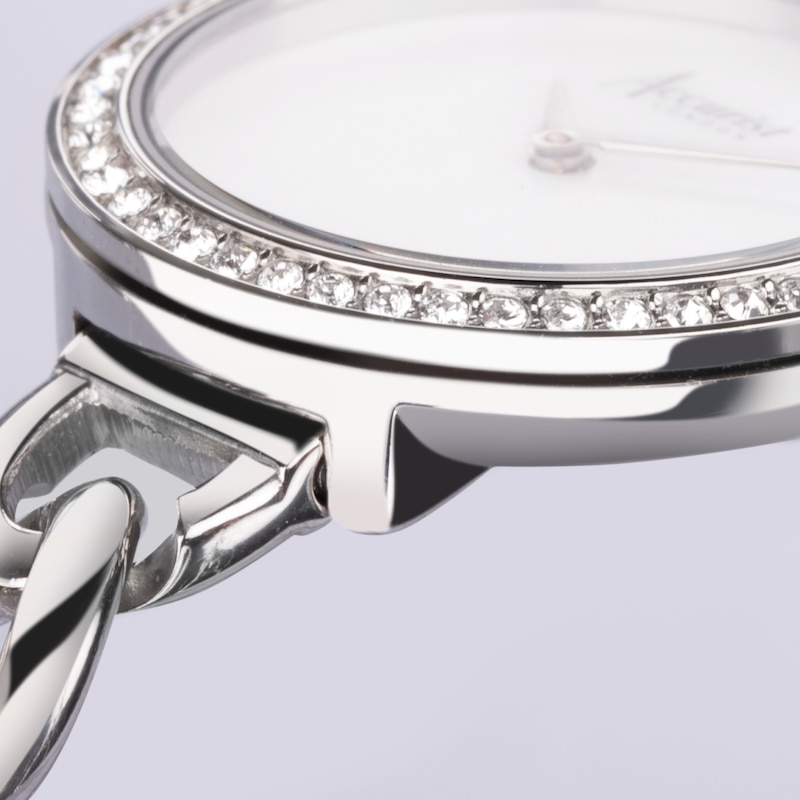 Main Image 8 of Accurist Ladies' Jewellery 28mm Dial Stainless Steel Curb Chain Bracelet Watch
