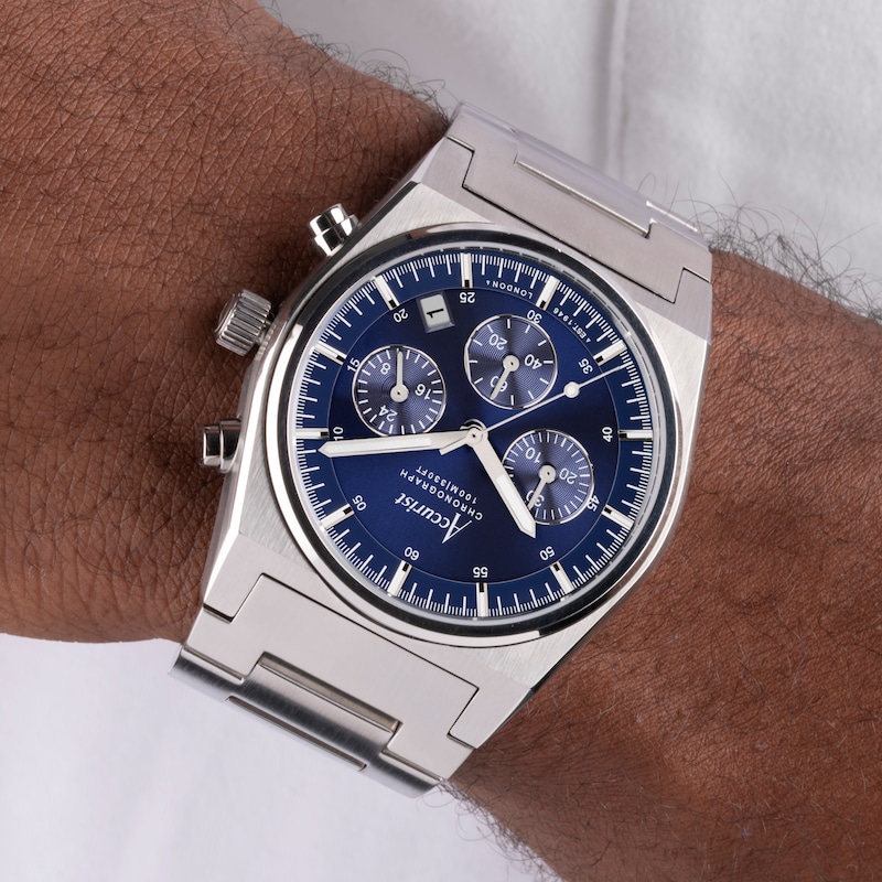 Main Image 9 of Accurist Men's Origin 41mm Chronograph Dial Stainless Steel Watch