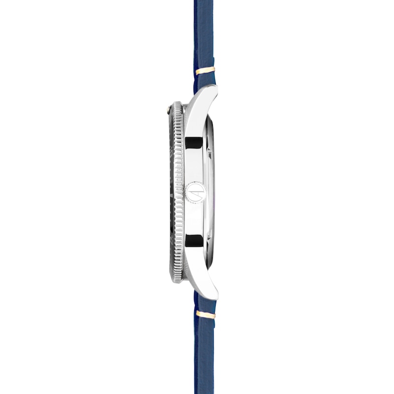 Main Image 6 of Accurist Men's Dive 42mm Dial Blue Leather Strap Watch