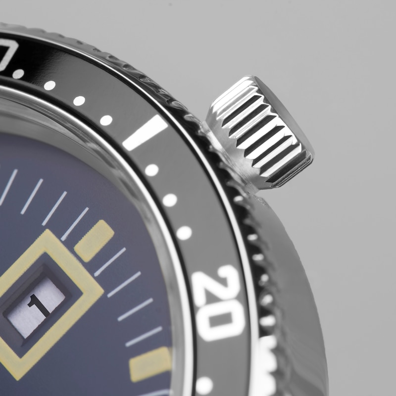 Main Image 8 of Accurist Men's Dive 42mm Dial Blue Leather Strap Watch