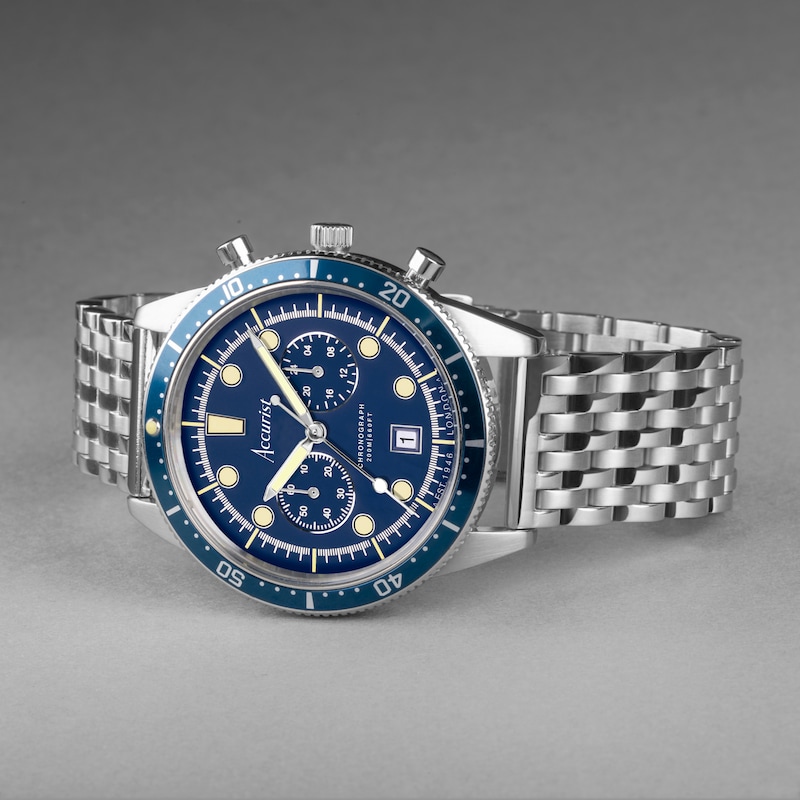 Main Image 2 of Accurist Men's Dive 42mm Chronograph Dial Stainless Steel Watch