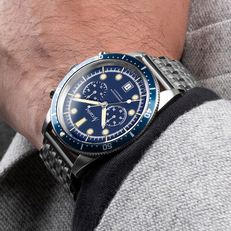 Main Image 9 of Accurist Men's Dive 42mm Chronograph Dial Stainless Steel Watch