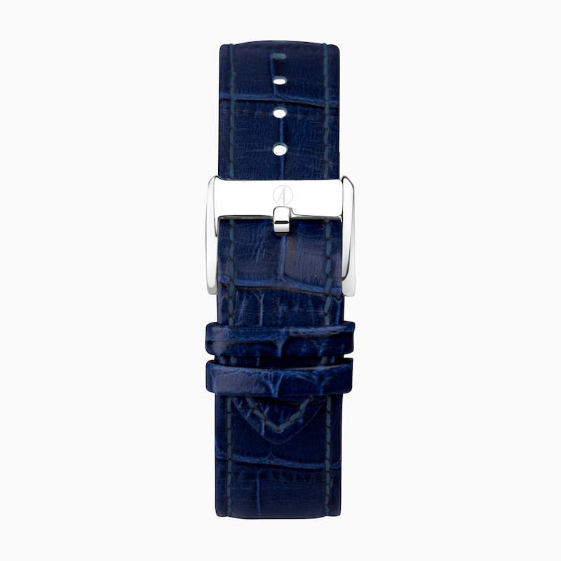 Main Image 3 of Accurist Men's Classic 37mm Dial Blue Leather Strap Watch