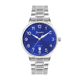 Accurist Men's Classic 37mm Dial Stainless Steel Bracelet Watch
