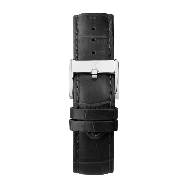 Main Image 3 of Accurist Men's Classic 37mm Dial Black Leather Strap Watch