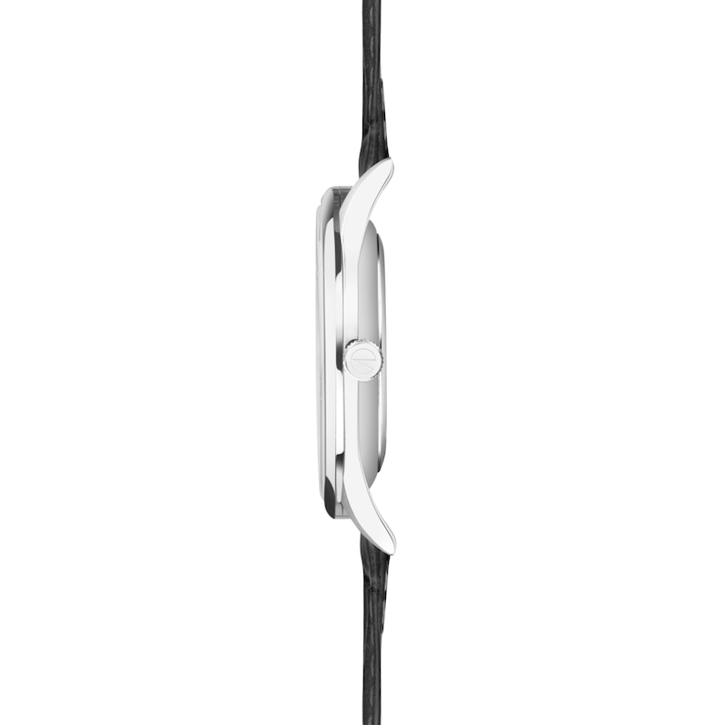Main Image 6 of Accurist Men's Classic 37mm Dial Black Leather Strap Watch