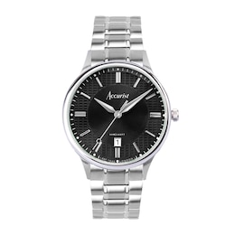 Accurist Men's Classic 37mm Dial Stainless Steel Bracelet Watch