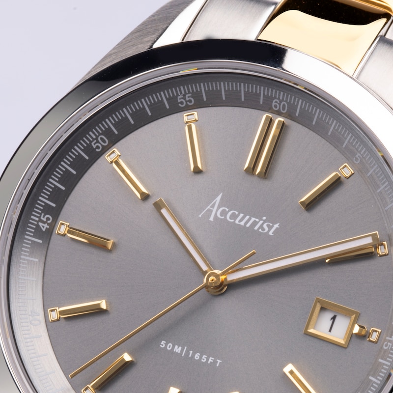 Main Image 8 of Accurist Men's Everyday 40mm Dial Two Tone Stainless Steel Bracelet Watch