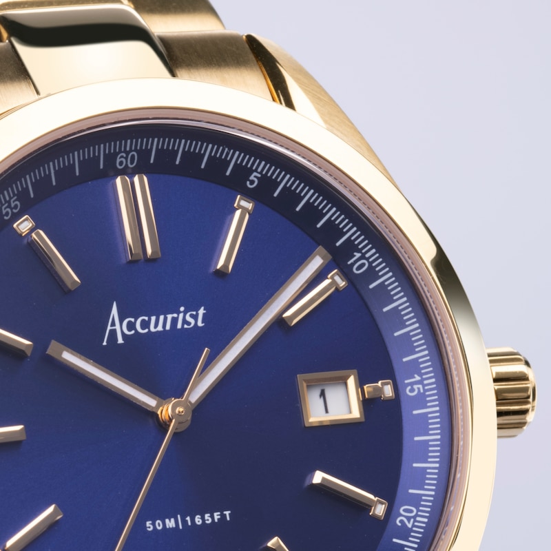 Main Image 8 of Accurist Men's Everyday 40mm Dial Gold Tone Stainless Steel Watch