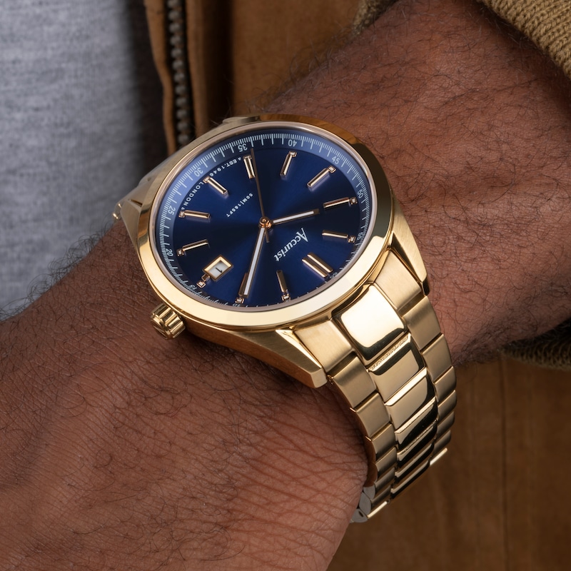 Main Image 9 of Accurist Men's Everyday 40mm Dial Gold Tone Stainless Steel Watch