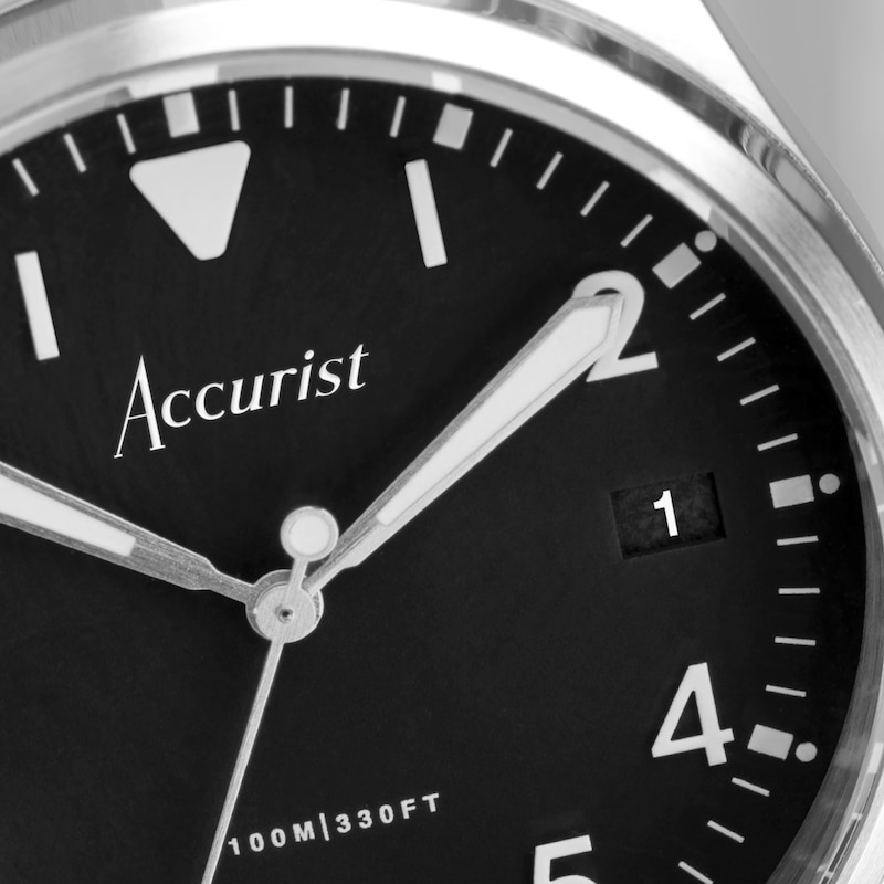 Main Image 7 of Accurist Men's Aviation 41mm Dial Stainless Steel Bracelet Watch