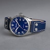 Thumbnail Image 2 of Accurist Men's Aviation 41mm Dial Blue Leather Strap Watch